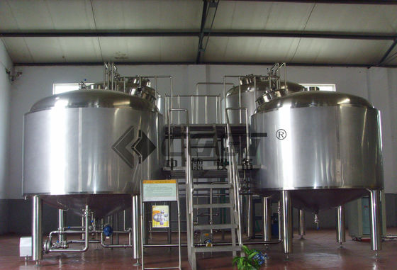 품질  Stainless Steel Turnkey Microbrewery Equipment Brewhouse System Craft Brewing Plant 공장
