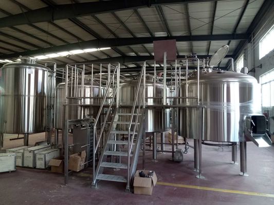 품질  Auto Control Stainless Steel Brewing Equipment Brewhouse System For Brewpub 공장