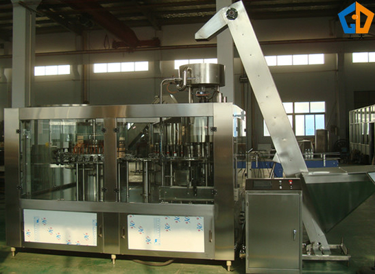 4.5 Kw 탄산 청량 음료 충전물 기계 주스 채우는 선 SS 304 물자