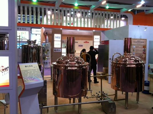 상업적인 구리 양조 장비 구리 맥주 탱크 50L - 10000L 245KGS