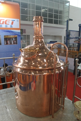 상업적인 구리 양조 장비 구리 맥주 탱크 50L - 10000L 245KGS