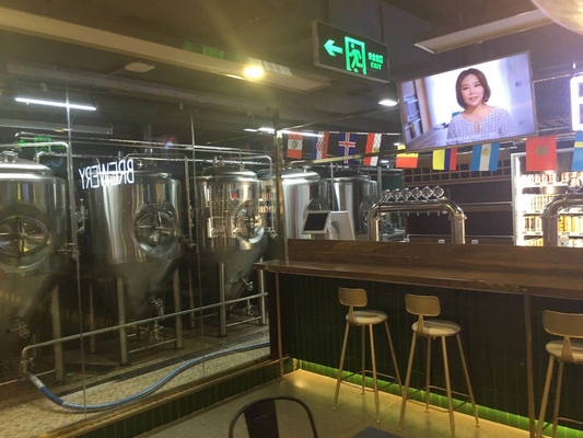 500l IPA 흑맥주를 위한 마이크로 스테인리스 양조 장비 에너지 절약