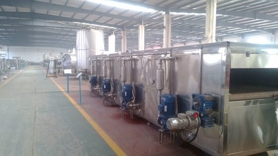 맥주 음료를 위한 스프레이 형태 패킹 생산 라인 갱도 Pasteurizer