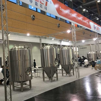 스테인리스 직업적인 맥주 양조 장비 10BBL 발효작용 탱크 4 다리