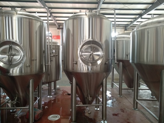 2400l 탄화 돌을 가진 기술 맥주 발효작용 탱크 스테인리스 304 탱크 unitank를 위한 재킷 fermentatio 탱크