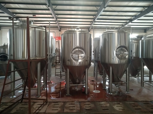 3000l 마이크로 양조장 탄화 돌을 가진 기술 맥주 스테인리스 304 탱크 unitank를 위한 재킷 fermentatio 탱크