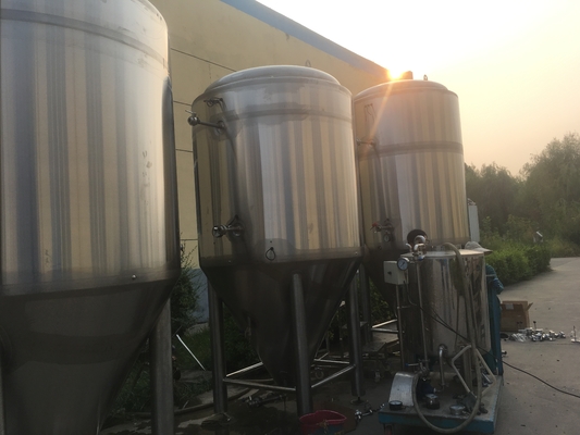 5HL 10HL 양조장 발효작용 탱크 상업적인 맥주 발효기는 표면을 닦았습니다