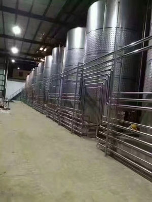 120 Bbl 큰 맥주 발효기 턴키 양조장 선 재킷 원뿔 발효기