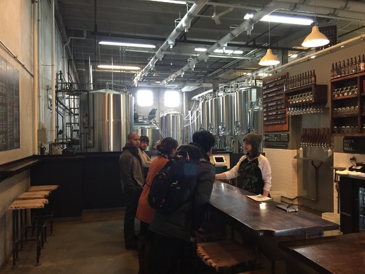 3.5bbl 직접 불 양조장 1개의 40Hq 콘테이너 직접적인 난방에 맞추는 작은 상업적인 양조 장비