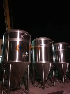 수직 재킷 발효작용 탱크 밝은 맥주 원뿔 맥주 발효기 3000L