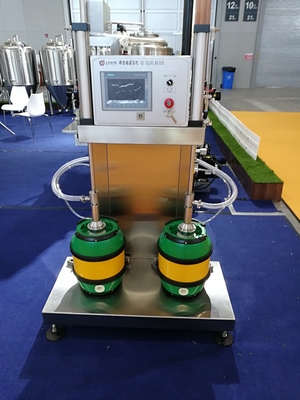 SU 304 자동적인 맥주통 세탁기 2 머리 터치스크린 2L - 60L