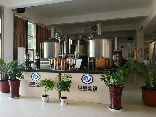 탄화 돌 PLC 통제를 가진 SUS304 기술 맥주 양조 장비 20bbl