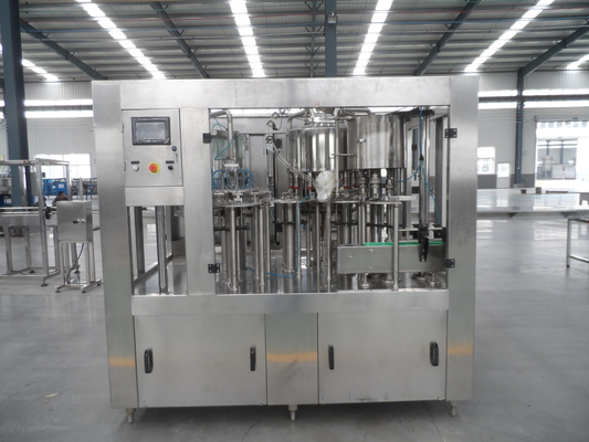 4.5 Kw 탄산 청량 음료 충전물 기계 주스 채우는 선 SS 304 물자