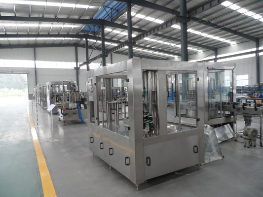 4.5 Kw 탄산 청량 음료 충전물 기계 주스 채우는 선 SS 304 물자