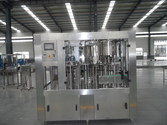 4.5 Kw 탄산 청량 음료 충전물 기계 주스 채우는 선 SS 304 물자