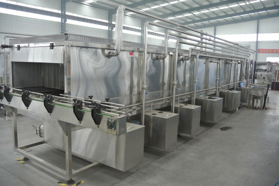 맥주 음료를 위한 스프레이 형태 패킹 생산 라인 갱도 Pasteurizer