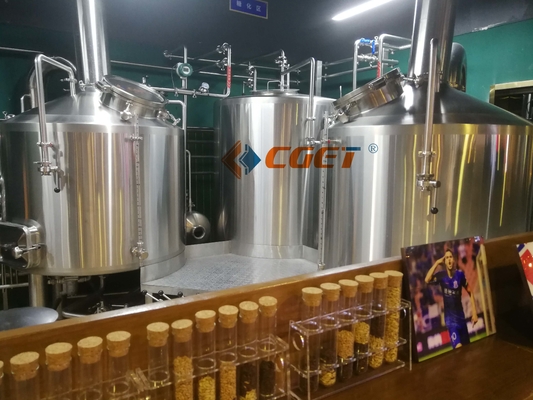 Rusina를 위해 증명서를 주는 ISO 세륨을 가진 SU 304 기술 맥주 양조 장비 500L 양조 체계